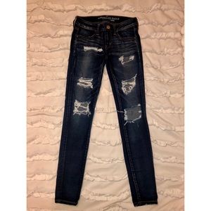 American Eagle Distressed Jeggings